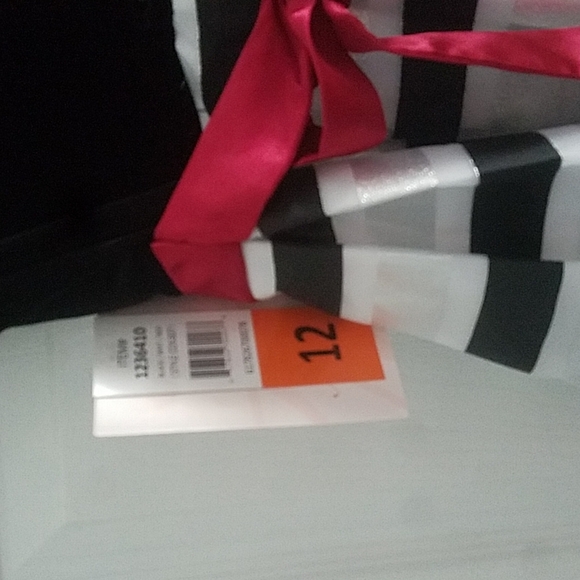 Jona Michelle girls dress, size 12. Black, white, and red. - Picture 3 of 4